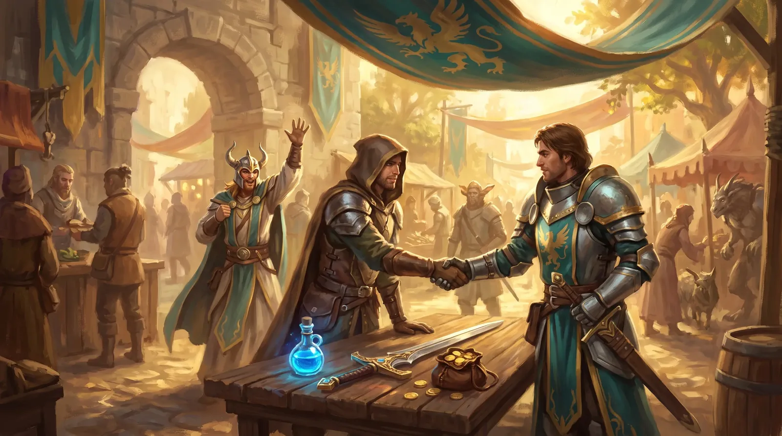Player trading and party invites